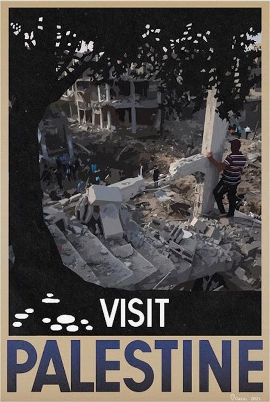 Visit Palestine - Gaza Wreckage 2 (by @Visualspal - 2023)