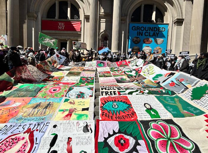 Global Palestine Solidarity Quilt (by Research in Progress  - 2024)