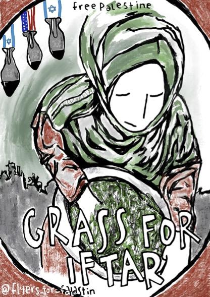 Grass for Iftar (by @rabbit__hutch - 2024)